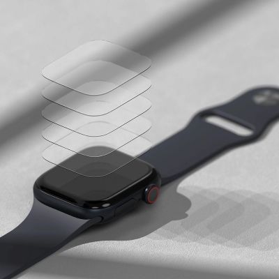5. Folia ochronna Ringke Dual Easy 3-pack na Apple Watch 10 46 mm