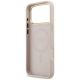 7. Etui Guess 4G Strass Logo MagSafe na iPhone 18 Pro Max / 17 Pro Max - różowe