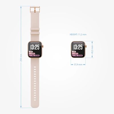 10. Zegarek inteligentny LAMAX BCool2 Plus Rose Gold