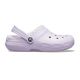Klapki sandały Crocs Classic Lined Clog Lavender Fioletowe - 203591-50P