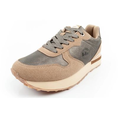 3. Lee Cooper buty sportowe sneakersy damskie modne wygodne wytrzymałe beżowe szare