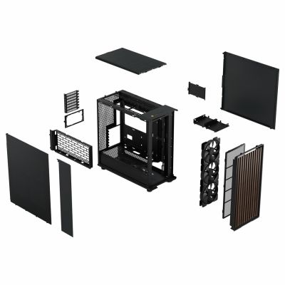 18. Fractal Design Obudowa North XL Charcoal Black