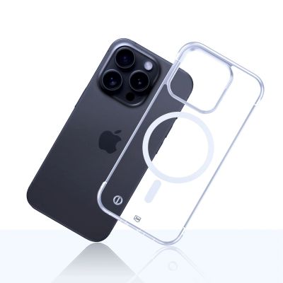 12. Etui 3mk Just20g MagCase na iPhone 15 Pro Max - przezroczyste