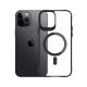 6. Etui 3mk Satin Armor MagCase z MagSafe na iPhone 12 Pro Max - przezroczyste z czarną ramką