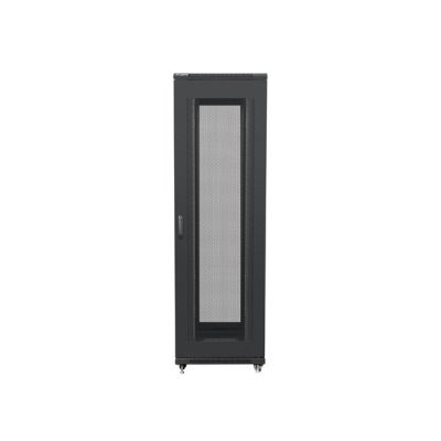8. LANBERG SZAFA STOJĄCA RACK 19" 42U 800X1000 CZARNA drzwi perforowane