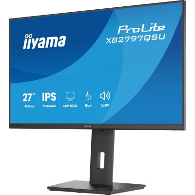35. iiyama ProLite XB2797QSU-B1 monitor komputerowy 68,6 cm (27") 2560 x 1440 px Quad HD LED Czarny