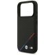 6. Etui BMW M Carbon Tricolor Line MagSafe na iPhone 17 Pro - czarne