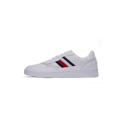 9. Buty Tommy Hilfiger Court Cupsole Retro Lth  Stripes M FM0FM04828YBS