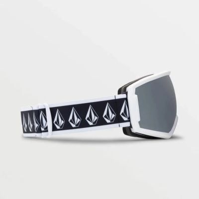 3. Gogle snowboardowe Volcom MIGRATIONS WHITE RERUN/SILVER CHROME (VG0022116)