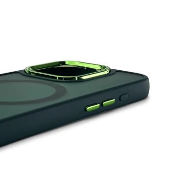5. Etui Wozinsky Fashion Case z MagSafe na Samsung Galaxy S24 FE - zielone
