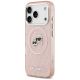 2. Etui Karl Lagerfeld IML Glitter Karl & Choupette Heads Logo MagSafe do iPhone 17 Pro - różowe