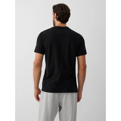 2. T-shirt regular z nadrukiem męski 4F 4FRAW26TTSHM4663-20S