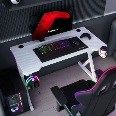 8. Biurko Huzaro Hero 2.3 RGB White
