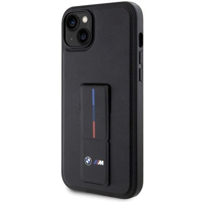 2. Etui BMW Grip Stand Hot Stamp na iPhone 14 / 15 / 13 - czarne