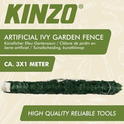 9. ZIELONA ŚCIANA 3x1M KINZO