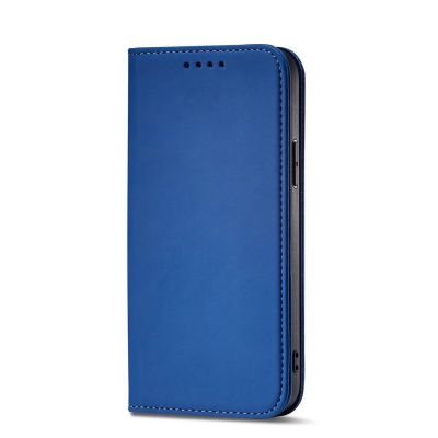 5. Magnet Card Case etui do iPhone 12 Pro pokrowiec portfel na karty kartę podstawka niebieski