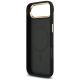 7. Etui Guess 4G Strass Logo & Big Strap Metal Buttons MagSafe na iPhone Air - czarne