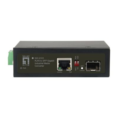 3. LevelOne IGC-0101 - Media konwerter - GigE - 10Base-T, 100Base-TX, 1000Base-T, 1000Base-X - RJ-45 / SFP (mini-GBIC)