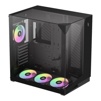 6. GameMax NEX C56 VC BK zabezpieczenia & uchwyty komputerów Midi Tower Czarny