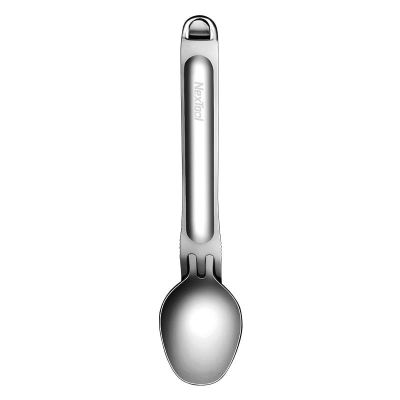 5. Sztućce turystyczne tytanowe niezbędnik - łyżka + widelec - NexTool NE20133