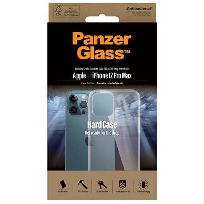 3. Etui PanzerGlass ClearCase antybakteryjne z certyfikatem Military Grade na iPhone 12 Pro Max - przezroczyste