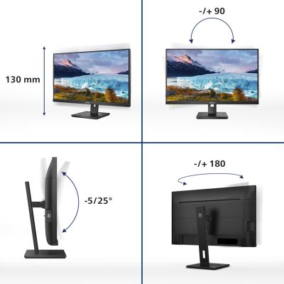 10. Philips S Line 273S1/00 monitor komputerowy 68,6 cm (27") 1920 x 1080 px Full HD LCD Czarny