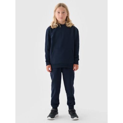 6. Spodnie dresowe 4F Jr 4FJWMM00TTROM0811-31S