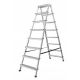 2. AWTOOLS Drabina taboret 8 stopni 125 kg