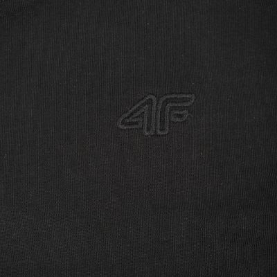 4. Koszulka dla dziewczynki Longsleeve 4F F460 głęboka czerń 4FJWMM00TLONF460 20S