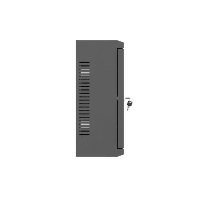 11. LANBERG SZAFA INSTALACYJNA TPR 10" Z PŁYTĄ MESH 340X340X140 CZARNA (ZŁOŻONA)