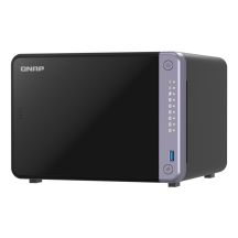 Qnap TS-632X-4G, Tower, 6 x 2.5"/3.5" SATA, AnnapurnaLabs Alpine AL524 4C, 4GB (Max. 16GB) DDR4 SODIMM, 2 x 2.5GbE, 2 x 10GbE SFP+, 2 x USB 3.2 Gen, adapter 120W