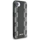 4. Etui DKNY Leather Checkered Mono Pattern MagSafe na iPhone 16e - czarny