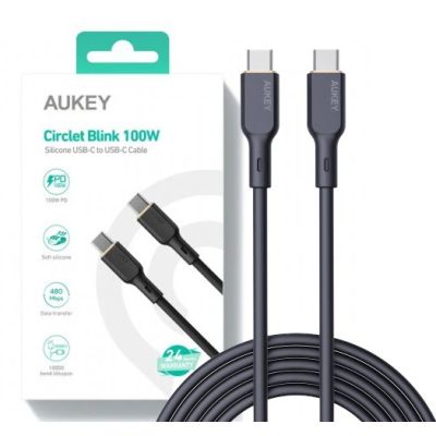 3. AUKEY CB-SCC101 KABEL USB-C QC PD 1M 5A 100W