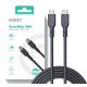 3. AUKEY CB-SCC101 KABEL USB-C QC PD 1M 5A 100W