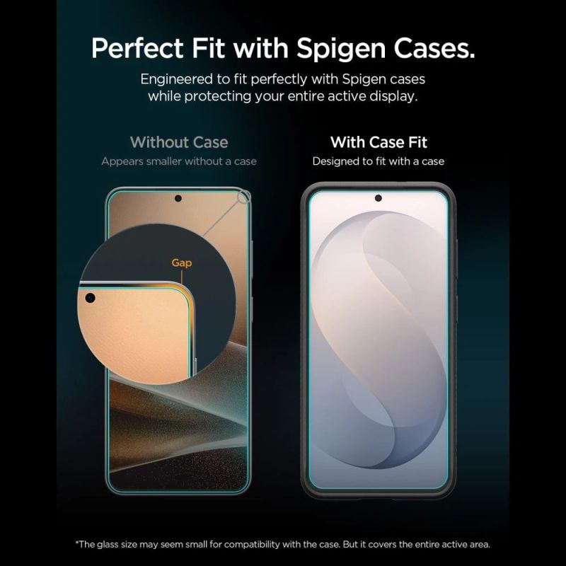 11. Szkło hartowane Spigen Glas.tR EZ Fit Pro AC 2-Pack na Samsung Galaxy S26 FE