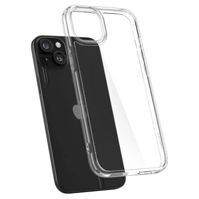 6. Etui Spigen Ultra Hybrid na iPhone 15 - przezroczyste