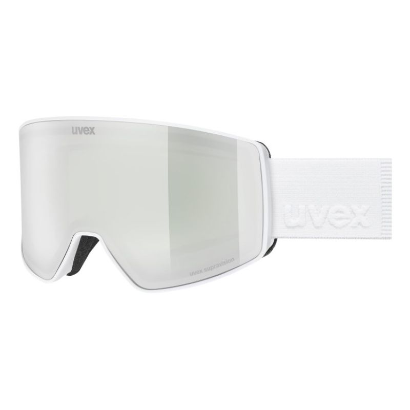 2. Uvex Skibrille scenic FM gogle do sportów zimowych Czarny Mężczyźni Biały Soczewka sferyczna