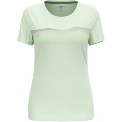 6. Koszulka damska Odlo F-DRY RIDGELINE T-shirt crew neck s/s zielona