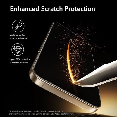 7. Szkło hartowane ESR UltraFit Armorite Pro na iPhone 17 Pro Max - przezroczyste
