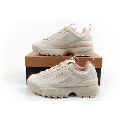 10. Fila Disruptor buty damskie sportowe sneakersy modne beżowe wygodne