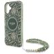 5. Etui Guess IML Flowers Allover Electro With Pearl Strap MagSafe na iPhone 16 Plus - zielone