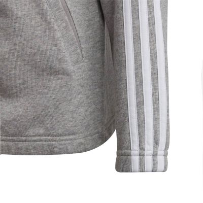 8. Bluza adidas Essentials 3-Stripes Full-Zip Hoodie Jr  IC3635