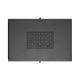 10. Szafa instalacyjna rack stojąca 19" 22U 800x1200 czarna drzwi perforowane Lanberg (flat pack)