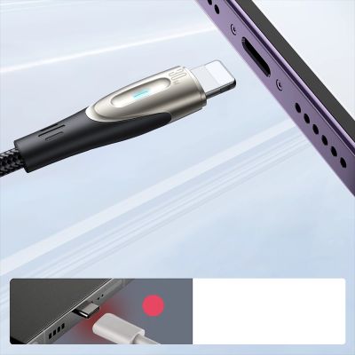 8. Kabel Joyroom Pioneer Series SA31-CL3 USB-C / Lightning 30W 1.2m - czarny