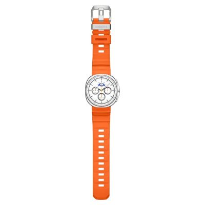 9. Pasek Spigen WBS2 na Samsung Galaxy Watch 40 / 44 / 46 mm - pomarańczowy