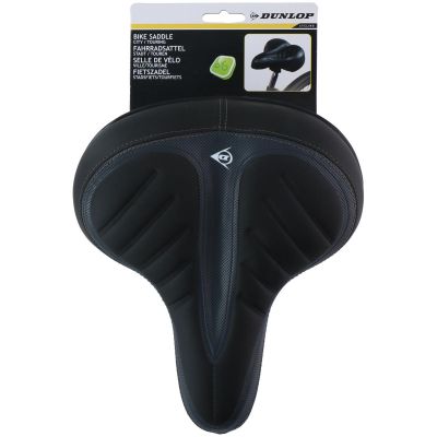 17. SIODŁO ROWEROWE TURYSTYCZNE MIEJSKIE NA SPRĘŻYNACH 20x25CM DUNLOP