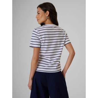 2. T-shirt relaxed z nadrukiem damski 4F 4FRSS26TTSHF4023-10S