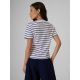 2. T-shirt relaxed z nadrukiem damski 4F 4FRSS26TTSHF4023-10S