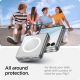 15. Etui Spigen AirSkin Mag MagSafe na Samsung Galaxy Z Flip 7 - przeroczysto-białe
