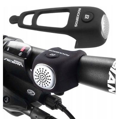 2. Dzwonek rowerowy Rockbros CB1709BK elektorniczny - czarny